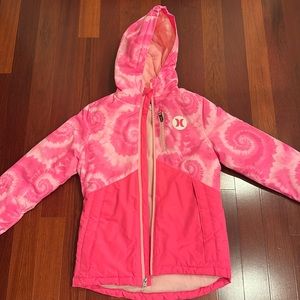 Hurley Kids Snow jacket girls size 10/12